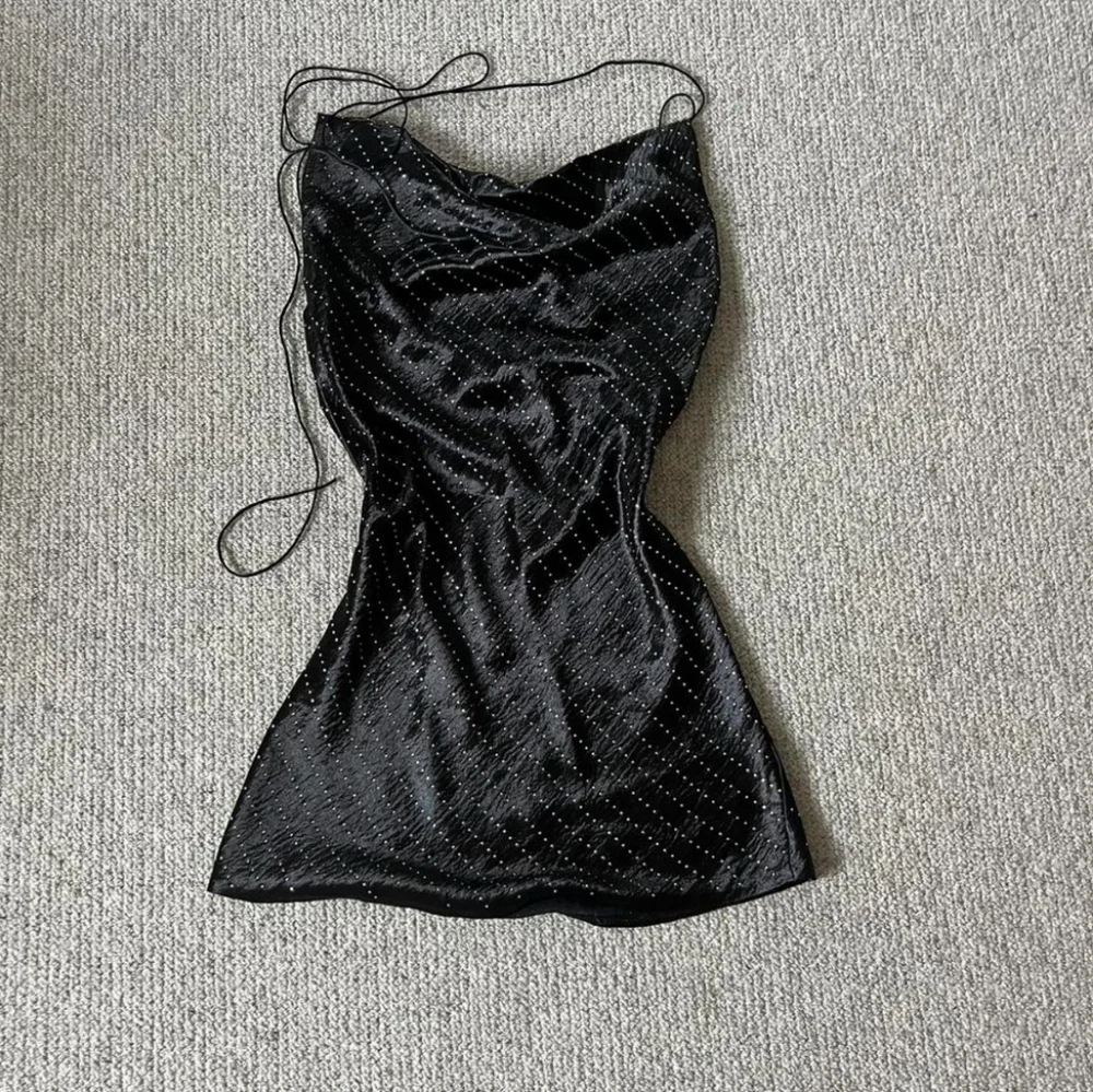 Zara Satin Studded dress NWT - Picture 12 of 14